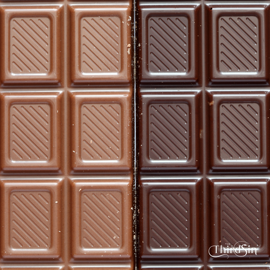 Handmade Belgian Milk Chocolate Bar – Decadent - Milk/Dark (50/50) (100g)