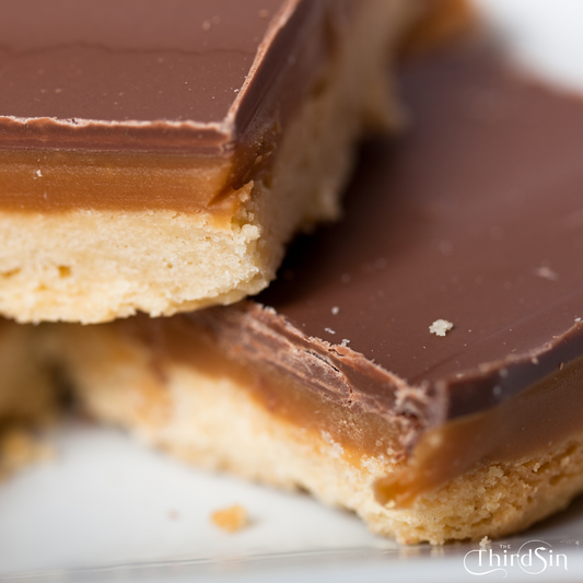 Handmade Belgian Milk Chocolate Bar – Multi-Millionaire Shortbread (100g)